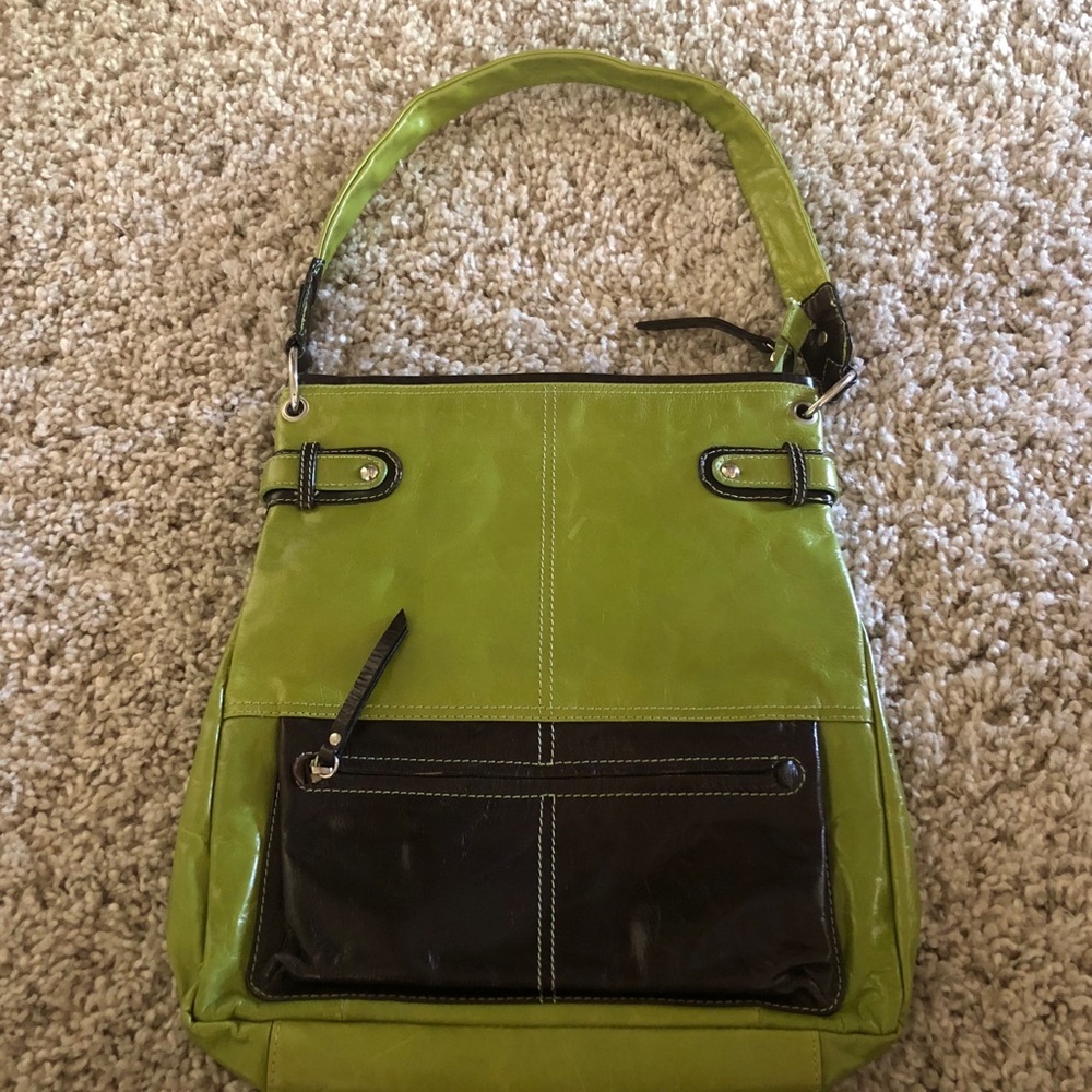 Leather Nino Bossi shoulder bag